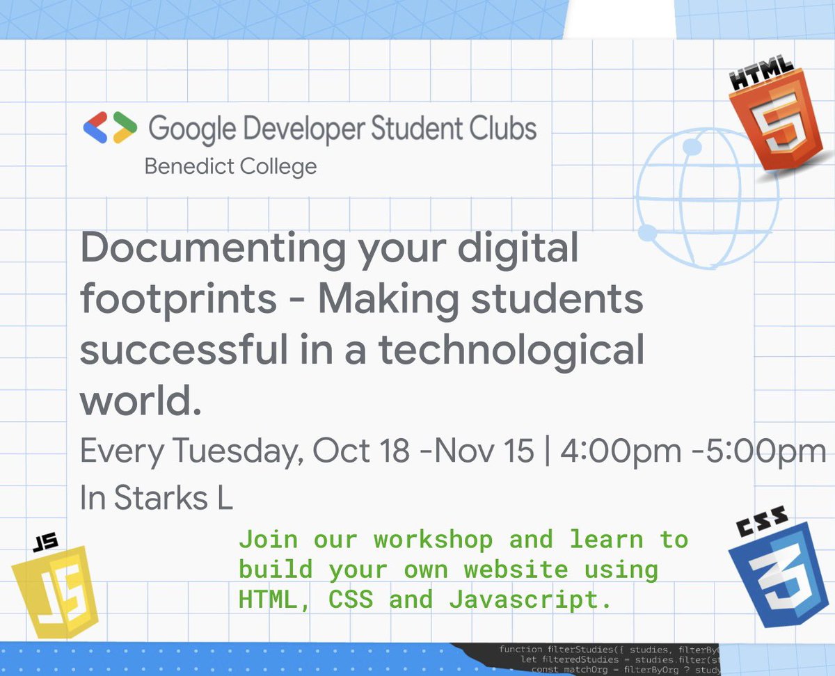 If you’ve been wanting to create your own website this the time, so come and join us!