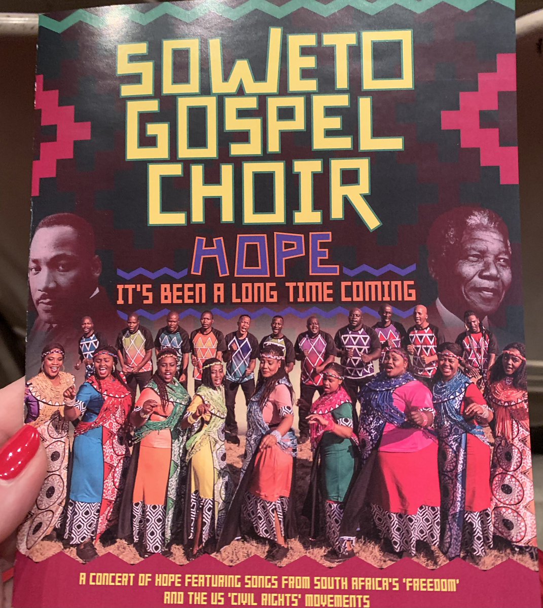 PrezBlackhurst's tweet photo. So excited to experience the Soweto Gospel Choir at @MSUMoorhead tonight! https://t.co/ZC37qD47AW