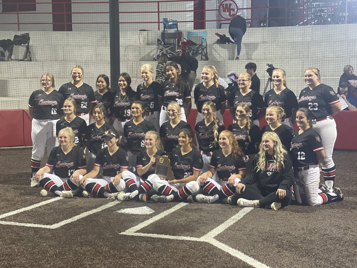 Lady Mustangs are District Champions! 8-3 over Nevada