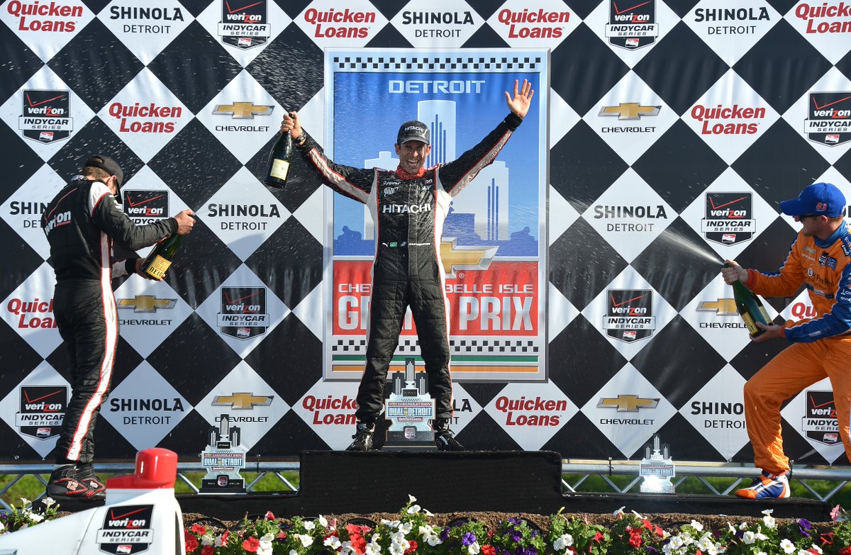 detroitgp's tweet photo. We’ve got a 2014 throwback to the first @Chevrolet sweep at #DetroitGP! @WayneTaylorRcng and drivers @jordan10taylor & @RickyTaylorRace won the @IMSA race with #Corvette while @Team_Penske swept the #DualInDetroit with @12WillPower & @h3lio! #TBT https://t.co/TOCNMvYO21