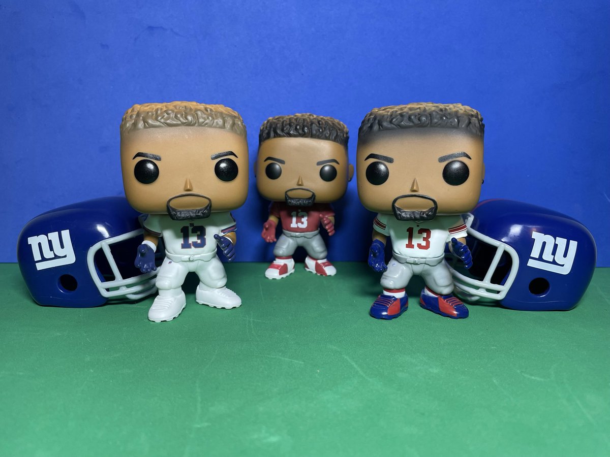good_man_pops's tweet photo. #funkophotoadaychallenge #lucky13 #poptripletsthursday #obj #nyg #newyorkgiants #funko #football @funko https://t.co/1E7r9kCtCE