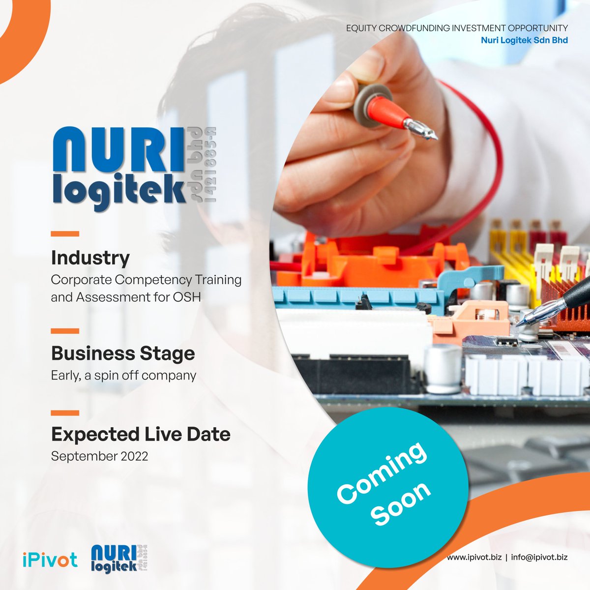 iPivot_Biz's tweet photo. Nuri Logitek Sdn Bhd is committed to digitalizing competency training and real-time assessment by leveraging Internet-of-Things (IoT) devices, Learning Management Systems (LMS), and online Web-Conferencing Software (WCS).

For more information, visit https://t.co/5xGkrYr6fM https://t.co/BFnogn3VDE