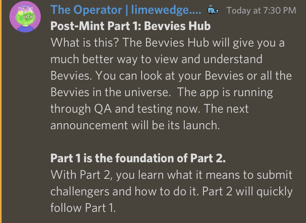 The post-mint saga is loading…