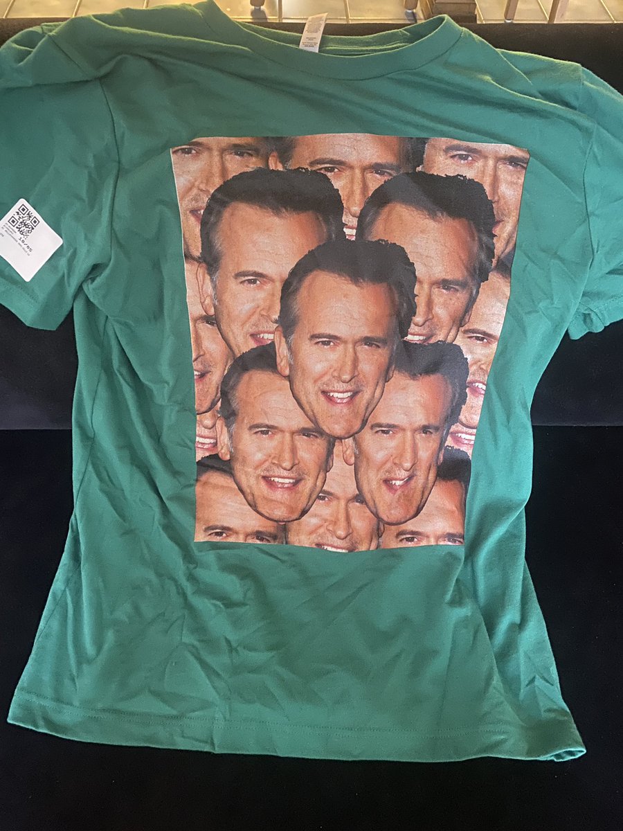 G_stad's tweet photo. @GroovyBruce Driving from LA to SLO tomorrow just to see the π. Bruce I will be wearing this. Please, donβt hesitate to roast me. #groovy #EvilDead #SamRaimi #armyofdarkness #brucecampbell #oldspice #Pizzapoppa #onedecembernight https://t.co/4RaoGfR0Kl