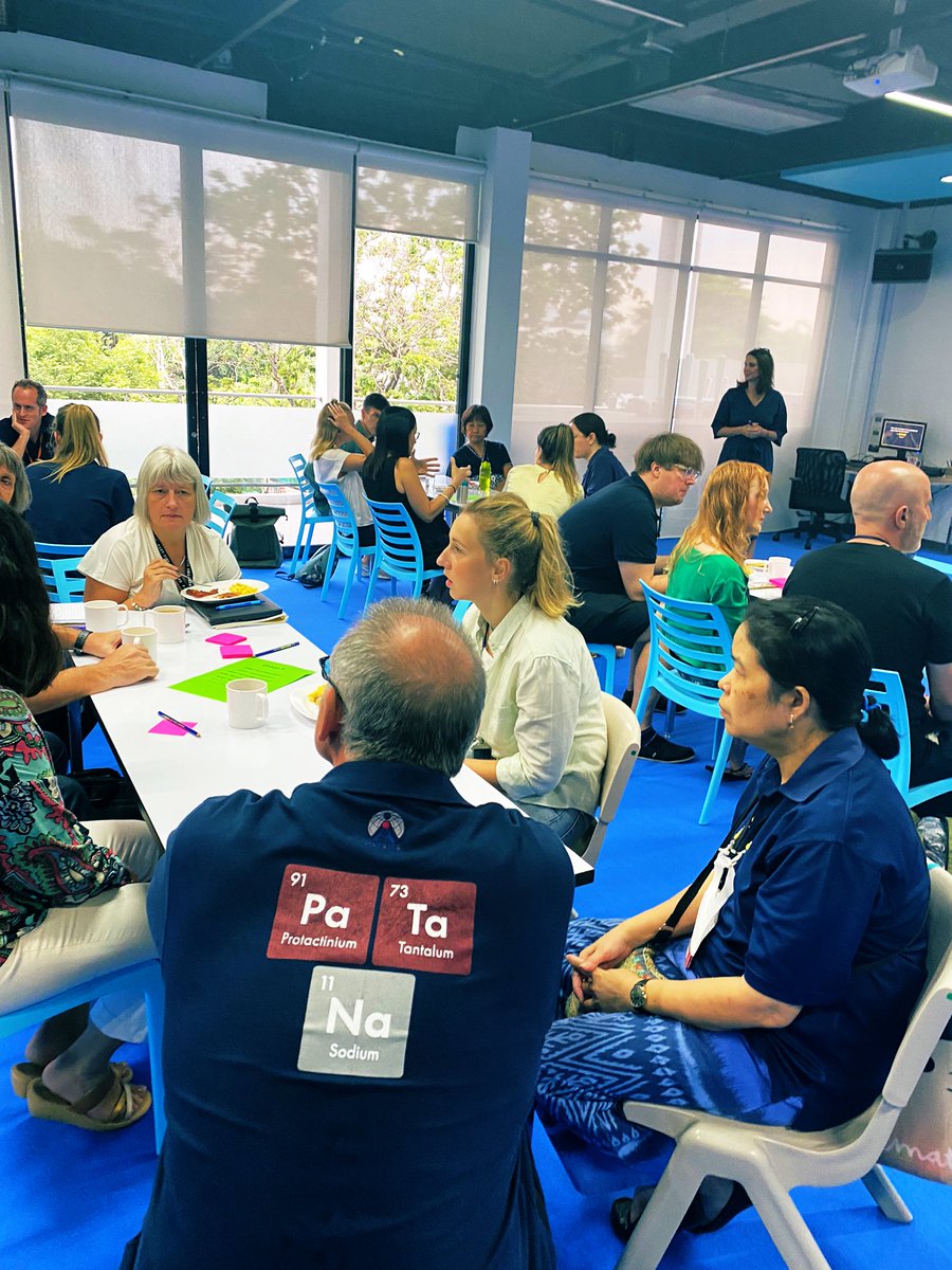 PatanaCPL's tweet photo. CPL Day 2 has started with several working breakfasts. Our Primary A and B Post leaders discussing how to include more opportunities for creativity in the curriculum. #creatingcreativity https://t.co/oaBZRI5LeK