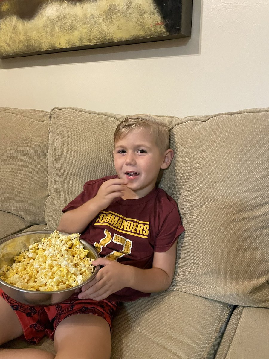 BennyFulker's tweet photo. TNF with my son. @Commanders https://t.co/RwkEfaRBBc