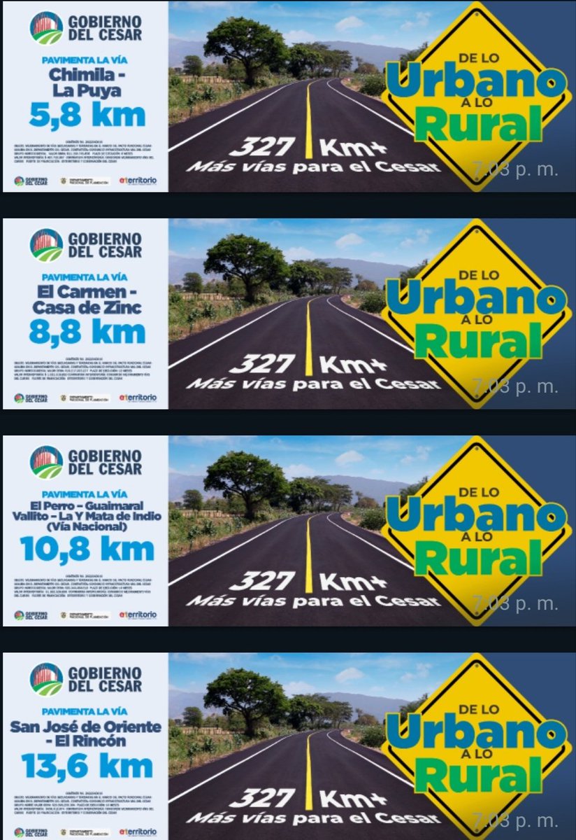 richardsherrera's tweet photo. DE LO URBANO A LO RURAL. 🛣️ Por mejor vías de acceso, gracias al gobierno de #LoHacemosMejor 
@NegritoEsquive  @cmgnecco https://t.co/ozv8ovul6b