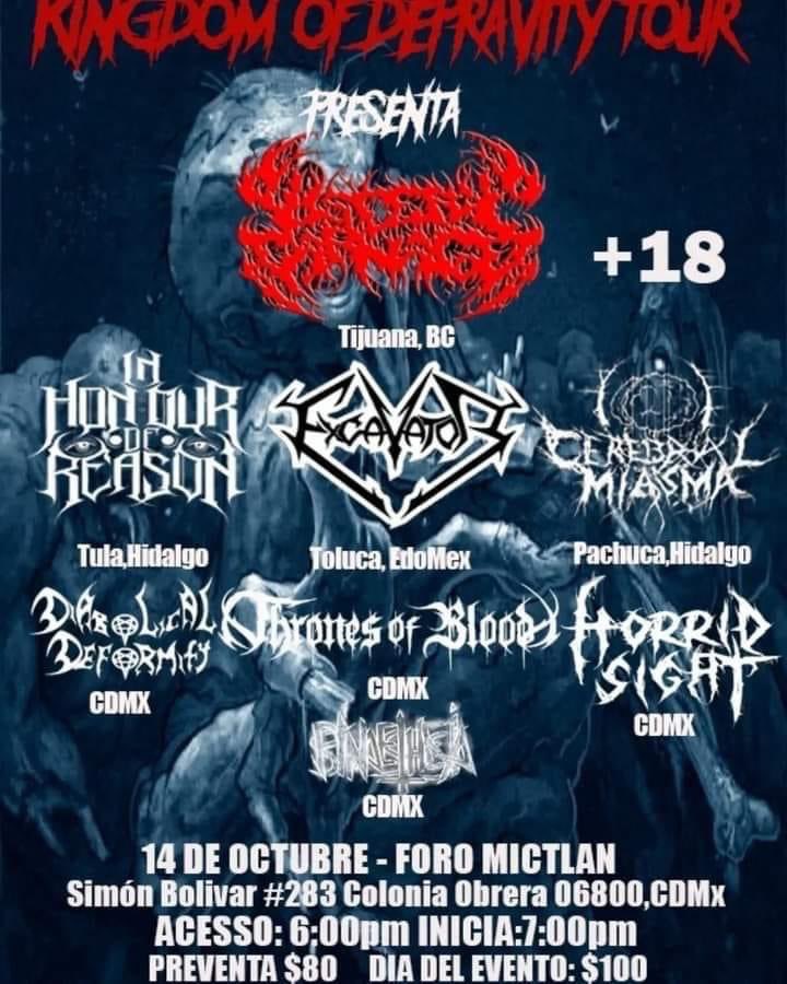 ElBlastBeat's tweet photo. Este fin están estos shows:
14 de octubre
- En #ForoElMictlán, #VisceralCarnage
- #SangreDeLaBestia con #Kill en el #ForoVeintiocho. @AlterEgoShows.
- #FuzzLordsCdmx2022 en #ForoMeraki
#StayBlast
#BlastBeat105 https://t.co/N0f2OI8eJX