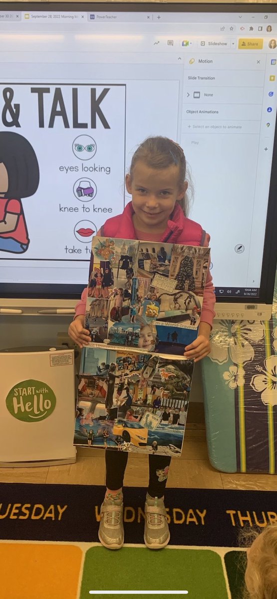 SoleidyE's tweet photo. We enjoyed sharing our “all about me” family project. https://t.co/6w10u6SOGK