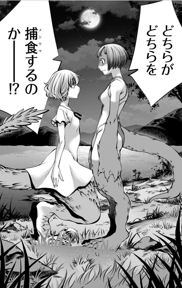 「キリングバイツ」第103話「そういうシナリオでいきましょう」本日更新です。カワウソvsディノニクス。哺乳類と爬虫類、小学生とYouTuberの威信を賭けた決戦。一体どっちが強いのか。
#キリングバイツ
#ほしがりすぎでしょ
https://t.co/A9klZeTEN8