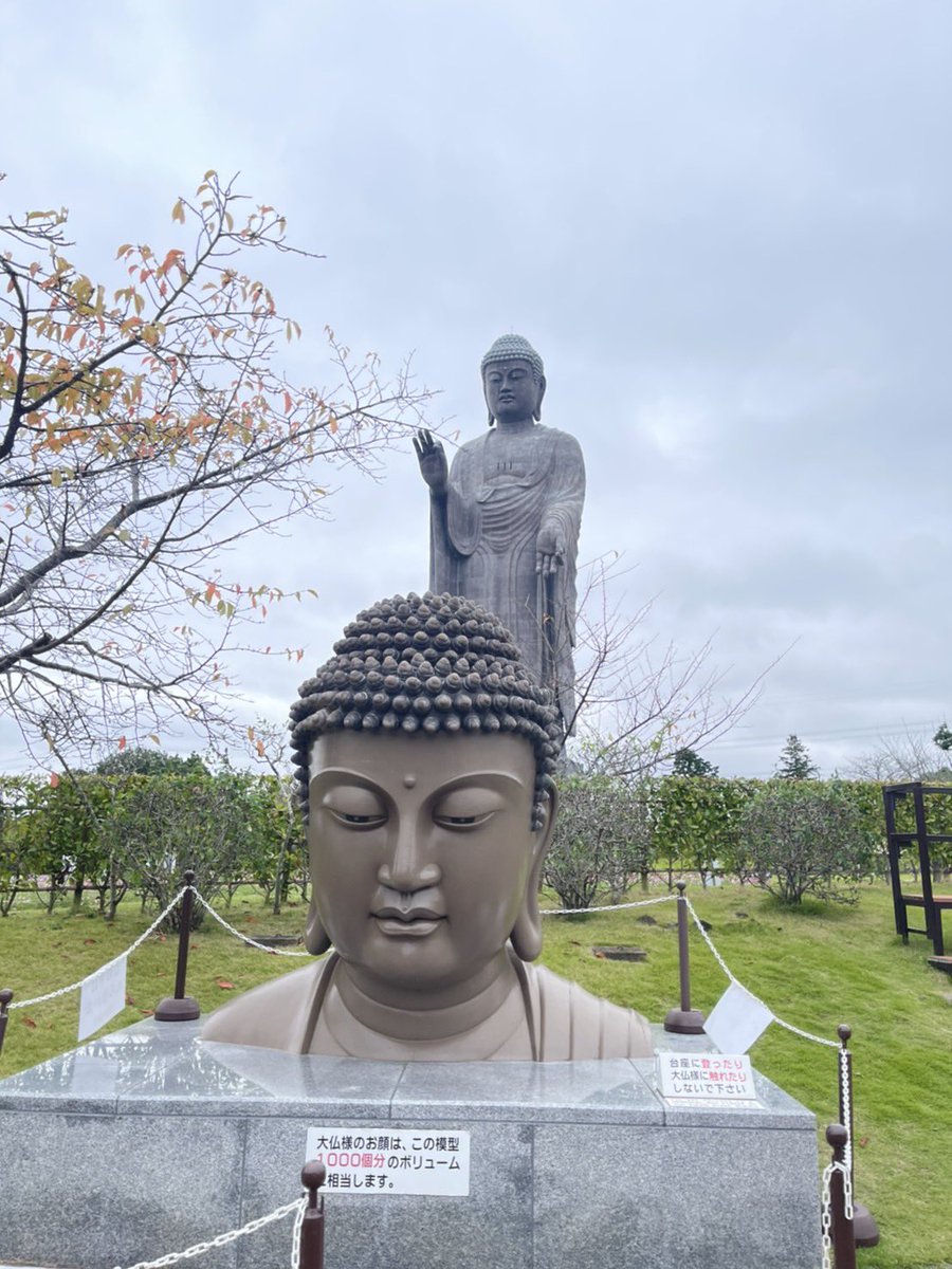 ck_eh8's tweet photo. 茨城県・牛久大仏！圏央道を走っていて毎回、目の前にあらわれるので気になっていたので行ってみました♪120mの世界最大級の大仏！青銅製立像としては世界一の高さギネスブックにも登録されています！

#城 #歴史 #旅 #神社 #寺 #御城印 #御朱印 #食事 #景色 https://t.co/EeNHXnYV8B