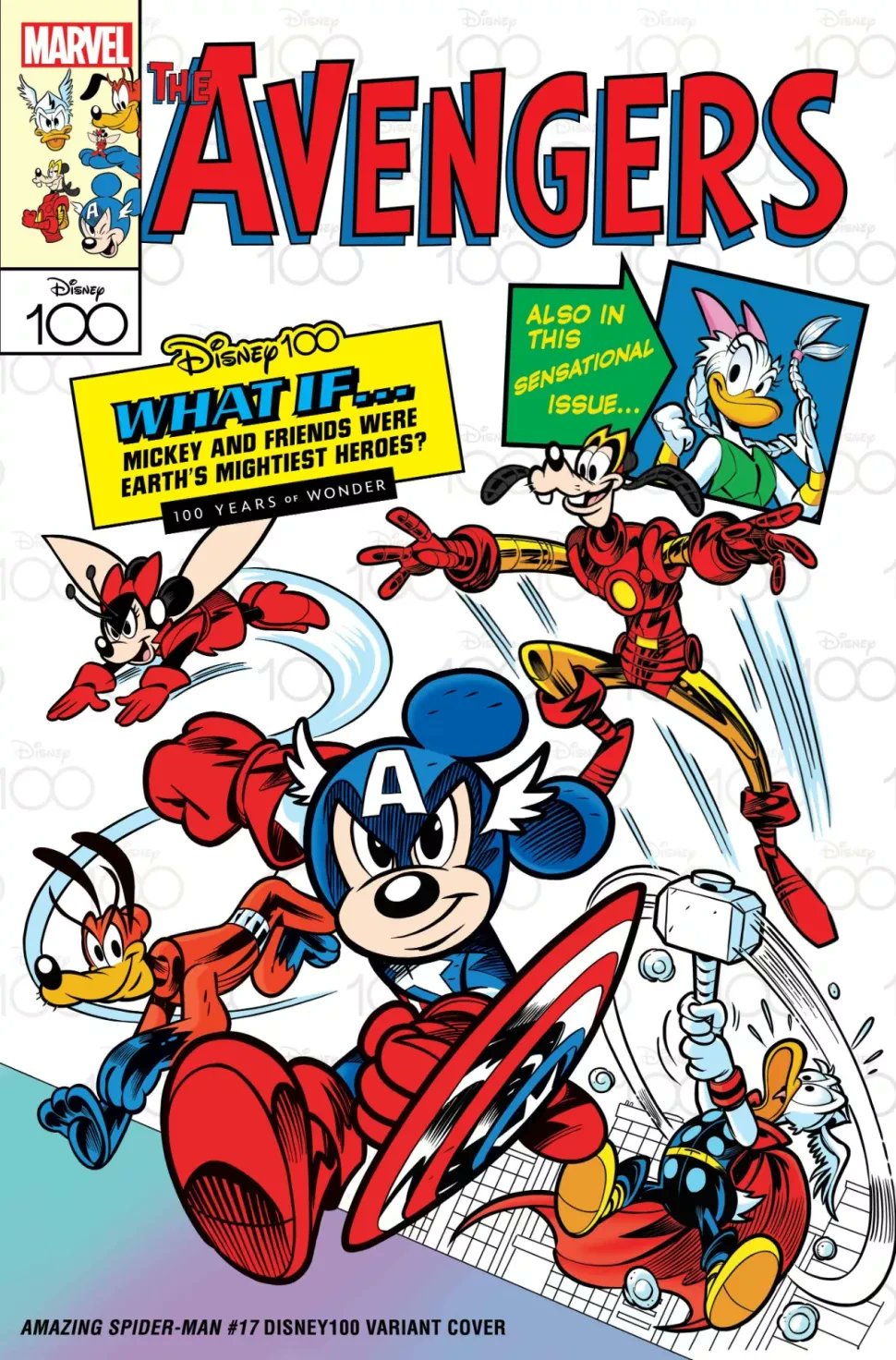 レア）アメイジングスパイダーマン #23 アメコミ ディズニー100周年カバー レア）アメイジングスパイダーマン #23 アメコミ ディズニー100