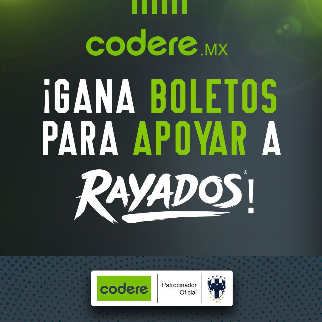 DiegoArmaMedina's tweet photo. ¡BOLETOS!

El tío @CodereMX te invita al BBVA

@Rayados VS #CruzAzul 

➡️ Like y RT
▶️ @ a dos amigos
➡️ Sígueme y sigue a @CodereMX 
▶️ Pronóstico para el partido 
▶️ Usa #CodereEsRayado 

SUERTE 🍀 💪🏻 https://t.co/LM30WBCGUR