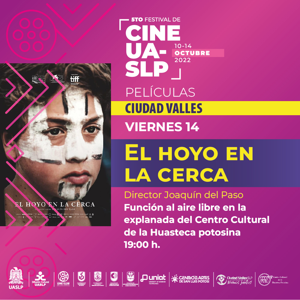 LaUASLP's tweet photo. 🟪 Te presentamos los últimos eventos del 5º Festival de @CineUASLP
¡Entrada libre! 🎬
Más información en: https://t.co/gVpmHd5iCX
#UASLP
#CineUASLP
#FestivaldeCineUASLP https://t.co/5ijDFuLxFe