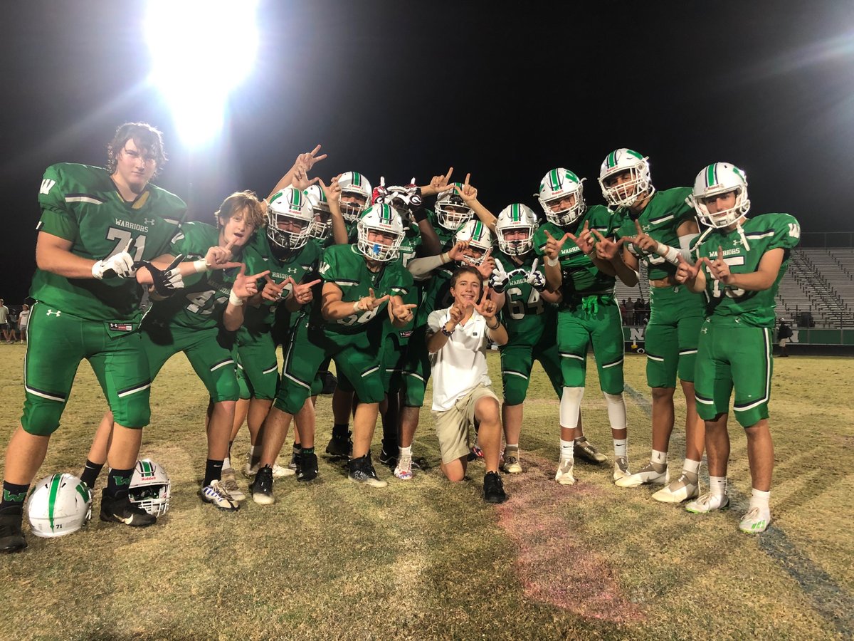 WHSwarriors's tweet photo. A special thank you to @Mrunioncounty  for stepping up and announcing for our JV football game tonight! The Warriors defeated Sun Valley, 28-14. @UCPSNC @UCPSNCAthletics @AGHoulihan @BigDubFootball https://t.co/8eLaUlzY6D