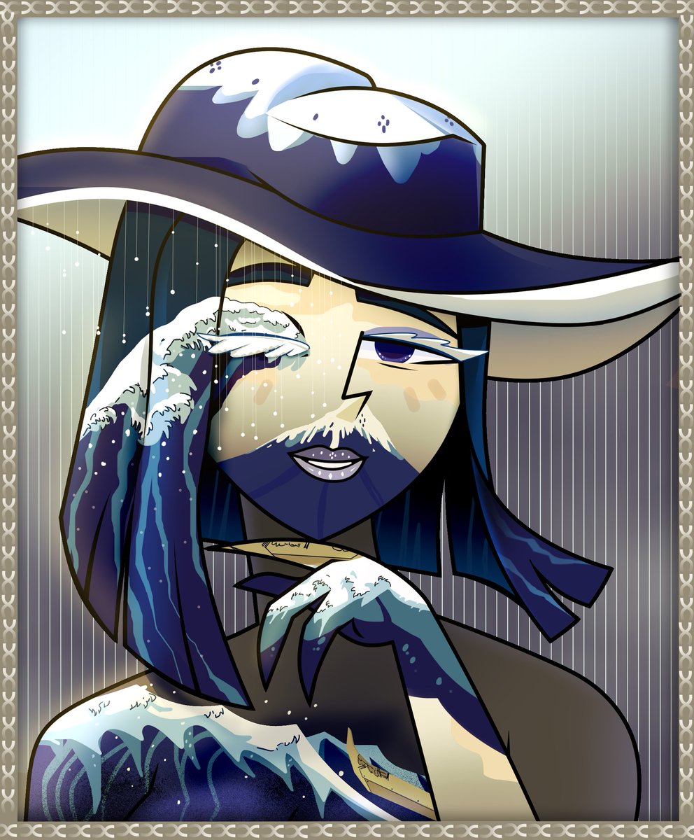 MarshallowArt's tweet photo. Great Wave of Kanagawa 
#TotalDrama #art #makep https://t.co/g6WTDz4B30