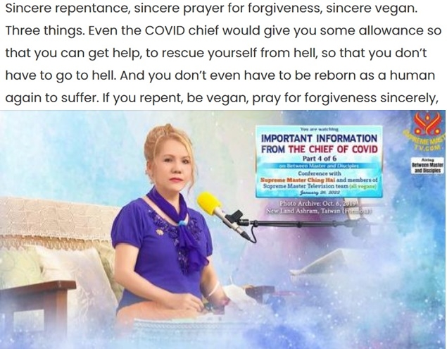 chcsho's tweet photo. Important Information from the Chief of COVID, Part 4 of 6, https://t.co/2d9kD9UnFn
#COVID #nurse #patient #died #vegan #sickness #destruction #meditate #testingpositive #kindness #kind #loving #SupremeMasterChingHai #peace https://t.co/izb0nS2QIY