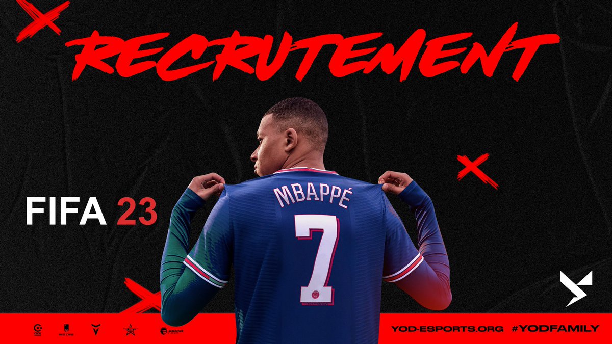 YoD_Academy's tweet photo. ⚽ [#FIFA23]

🆕YoD Academy© est à la recherche de joueurs #FIFA (#FUT) !

📋 Critères : 

- Avoir entre 13 et 17 ans 
- Mature
- Prêt à avancer
- Régulier 
- Humble
- Patient

 🤔 Vous êtes passionné et ambitieux ?

✉ Postulez via e-mail à :
➡ academy@yod-esports.org

#YoD https://t.co/LVoBU4SdJK