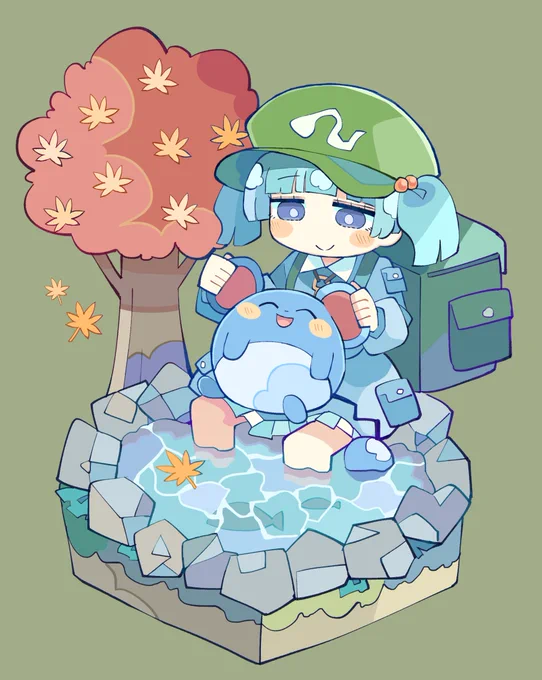 にとりとマリル。 