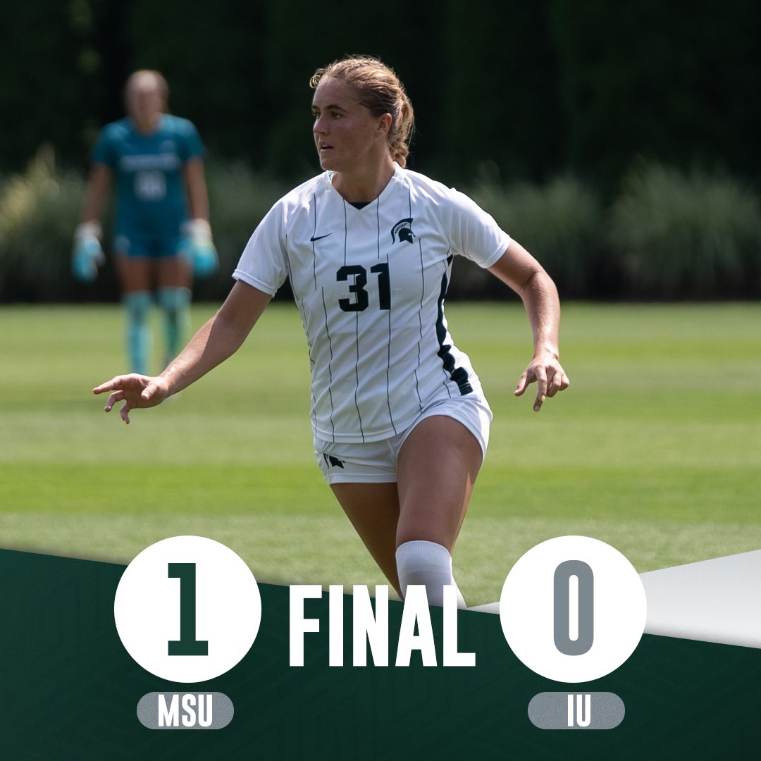 We stay winnin⚽️🟢⚪️
That’s ANOTHER #V4MSU

#GoGreen