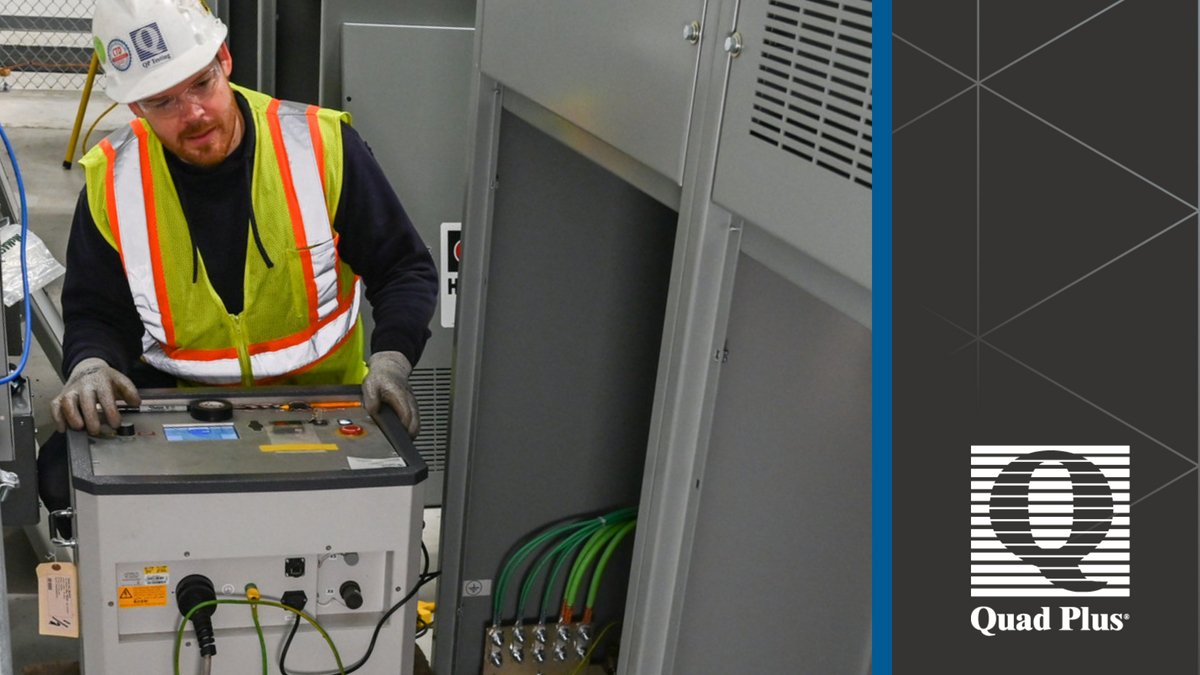 QuadPlus's tweet image. Stress, aging, and environmental conditions all contribute to problems with shielded cables. Our NETA-certified technicians can perform testing to find problems before a major setback occurs or locate existing faults and failures.  

#QuadPlus #NETAcertified #powertesting