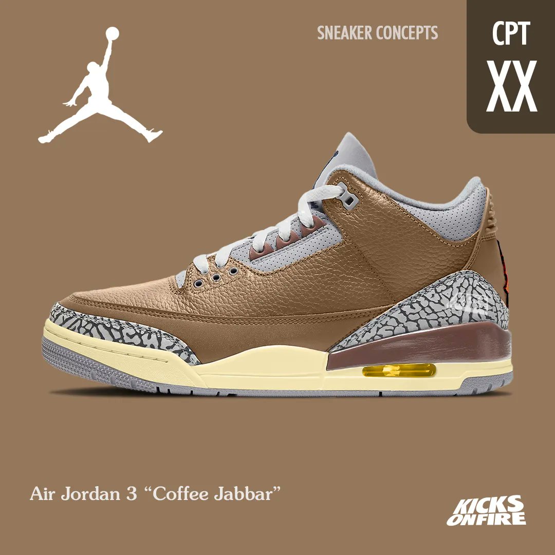 jordan 3 coffee