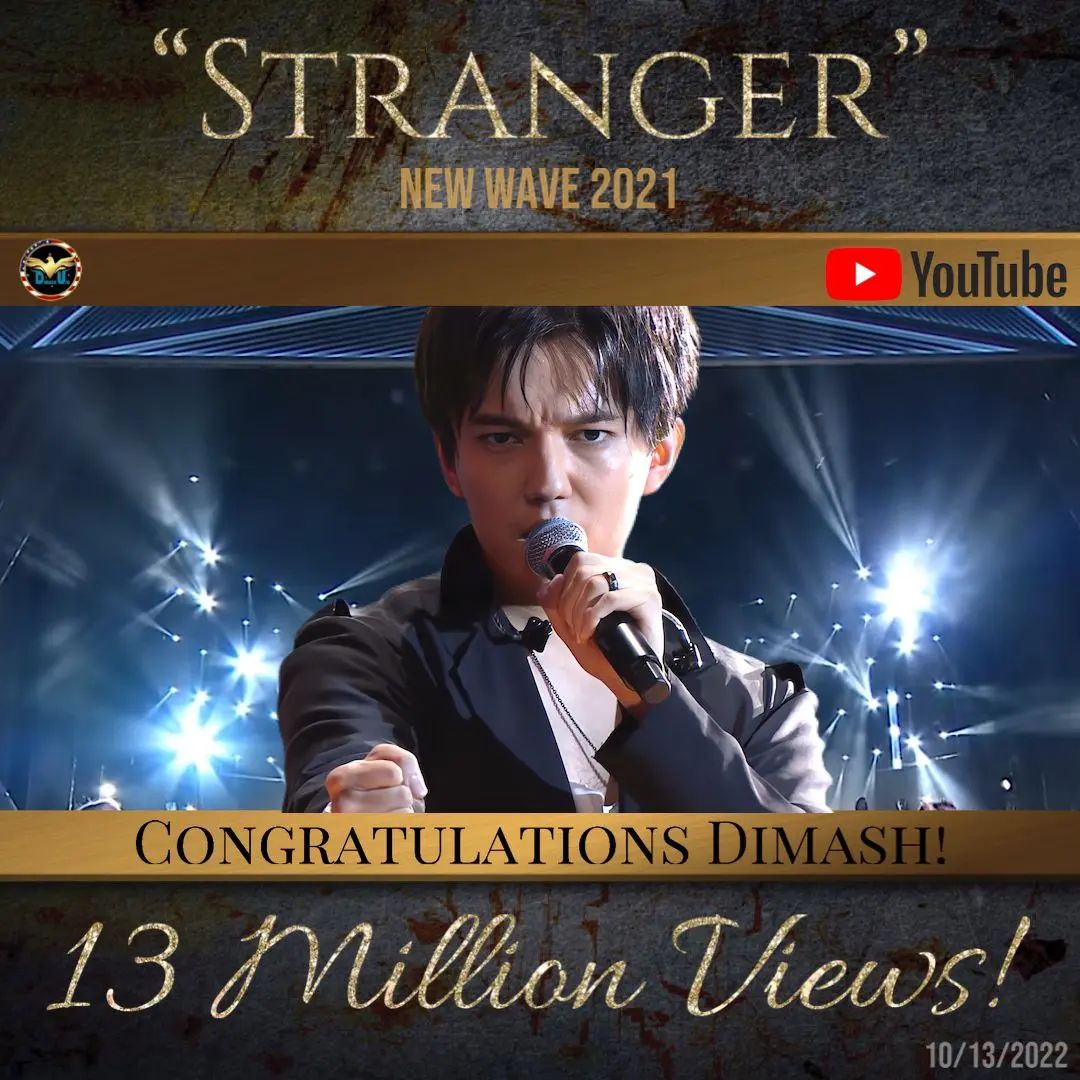 dimash_usa's tweet photo. Congratulations Dimash!🌹😍 

Dimash’s debut performance of “Stranger” from New Wave 2021, has achieved 13 million views!🎉🥰

Watch it here⤵️ https://t.co/EVODEftsAr 

Thank you for watching &amp; supporting #Dimash 's official #YouTube channel

Current Subs: 2.06M
@dimash_official https://t.co/3aFXsD0xp6