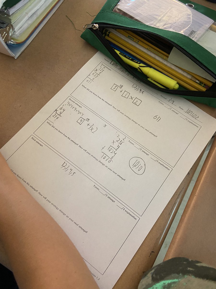 koridale13's tweet photo. Ss are really embracing the challenges of these open middle tasks. My favorite part is their willingness to be vulnerable to not only share their success in solving the task, but also openly sharing mistakes they made to get there! @MiddleShafer @robertkaplinsky #OpenMiddleBook https://t.co/SPUYrwIR14