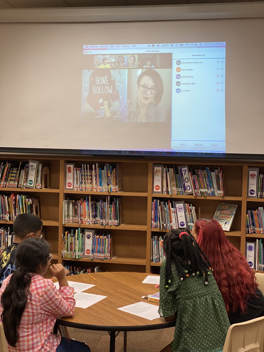 CoyotesRead's tweet photo. Thank you @spookymgbooks for the amazing #virtualvisit today! Our 5th grade students learned so much about #writing, #editing, and #publishing from you! Thank you @kimventrella, @JacquelineMWest, @Lora013, and @cynthiareeg! #WeAreKISD @KilleenISD_ @RCCoyoteNation @KISDLibraries https://t.co/4rvF5xFPrI