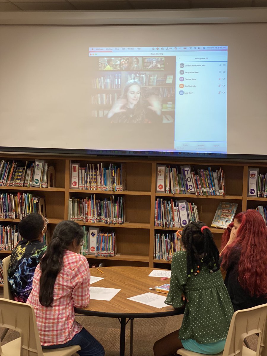 CoyotesRead's tweet photo. Thank you @spookymgbooks for the amazing #virtualvisit today! Our 5th grade students learned so much about #writing, #editing, and #publishing from you! Thank you @kimventrella, @JacquelineMWest, @Lora013, and @cynthiareeg! #WeAreKISD @KilleenISD_ @RCCoyoteNation @KISDLibraries https://t.co/4rvF5xFPrI