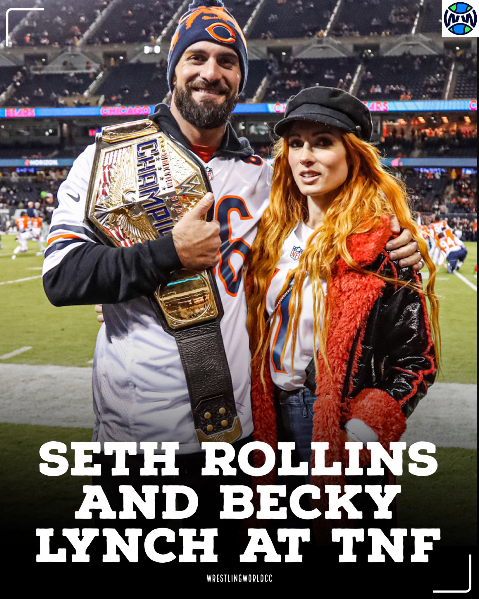 WrestlingWorldCC on X: Seth Rollins and Becky Lynch at Wrestlemania, 2019   / X