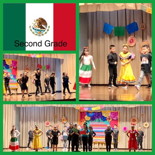 StephensES_AISD's tweet photo. What a fantastic way to end National Hispanic Month! Each grade level celebrated a country with a traditional dance. First grade-Columbia, Second grade- Mexico, and Third grade- El Salvador @iliana_kd @drgoffney @DrFavy @DinoraCordova https://t.co/2ycKr4c2fn
