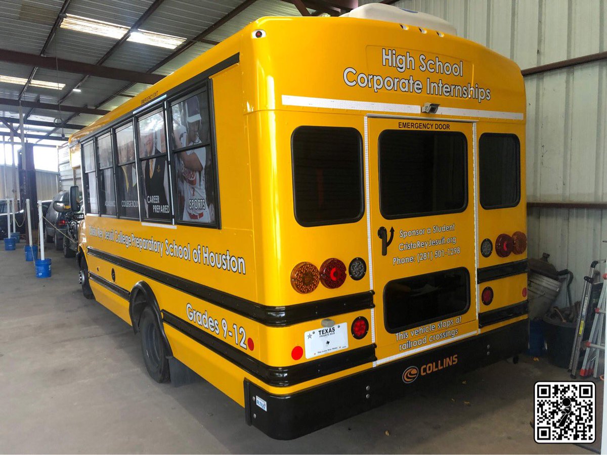 Just_R_Graphics's tweet photo. Designed it! Printed It! Installed it! One man rock band π€πΎππ€πΎ
#JustRightGraphics #JustRight #GraphicsDoneJustRight #BrandingAgency #BusWrap #VehicleWraps #Vinyl #3M #Wraps #Houston #School #Bus #GraphicDesign #Art #Design #Marketing #Branding https://t.co/1JI1pBSYLN
