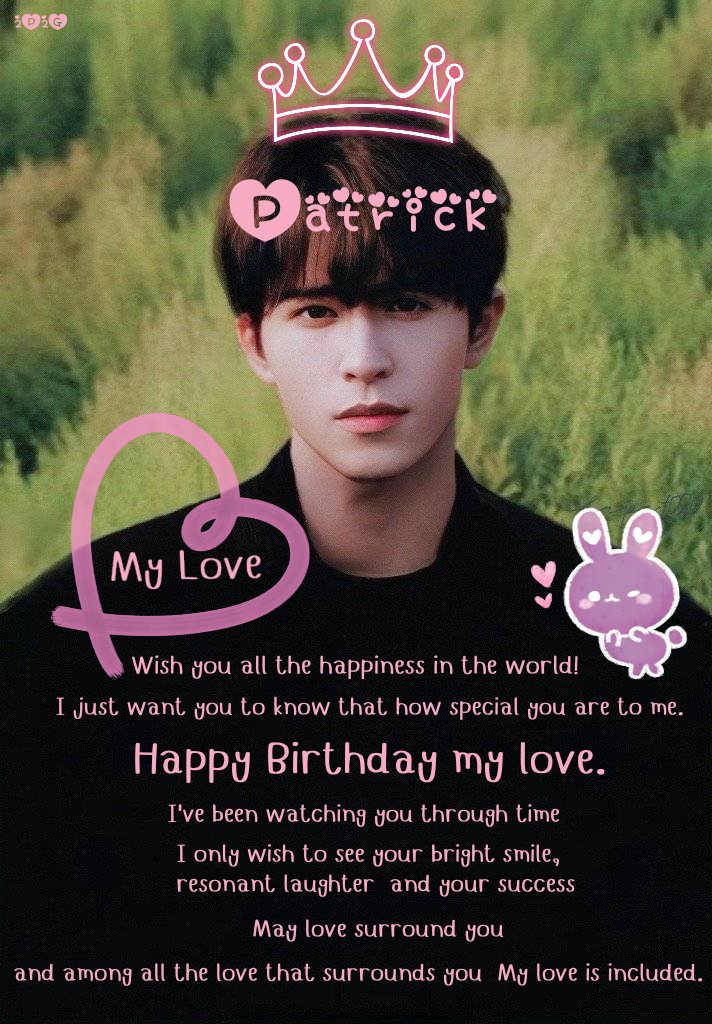 Guideindy2's tweet image. เขินมากมายกะการเขียนจดหมายรักอวยพรวันเกิดแฟน 555 อย่าลืมส่งจดหมายอวยพรวันเกิดที่เป้ยที่เชาหลักกันน๊า ถ้าจำม่ายผิด เค้ารับถึงวันนี้น๊า ก่อนจารวบรวมไปให้พี่เป้ยอ่าน ใครยังไม่ส่ง รีบน๊าๆ 

Morning PATRICK 🔆
#INTO1Patrick #แพทริค 
@patrick_pppat