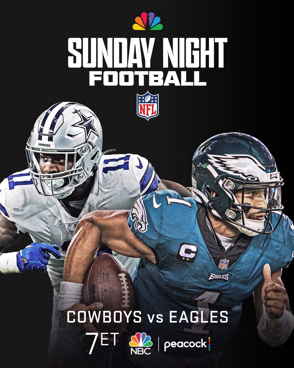 cowboys eagles sunday night football