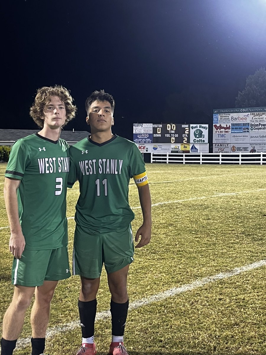 ElijahM53514981's tweet photo. Will have to say tonight was a hard fought battle against @CATAMonroeNC. Got the win 2-0, had 1 assist. Was a great senior night at the Larry Wagner field. Hard to believe the four years is almost over. @WSHSathletics https://t.co/4FcJ3uMJGv