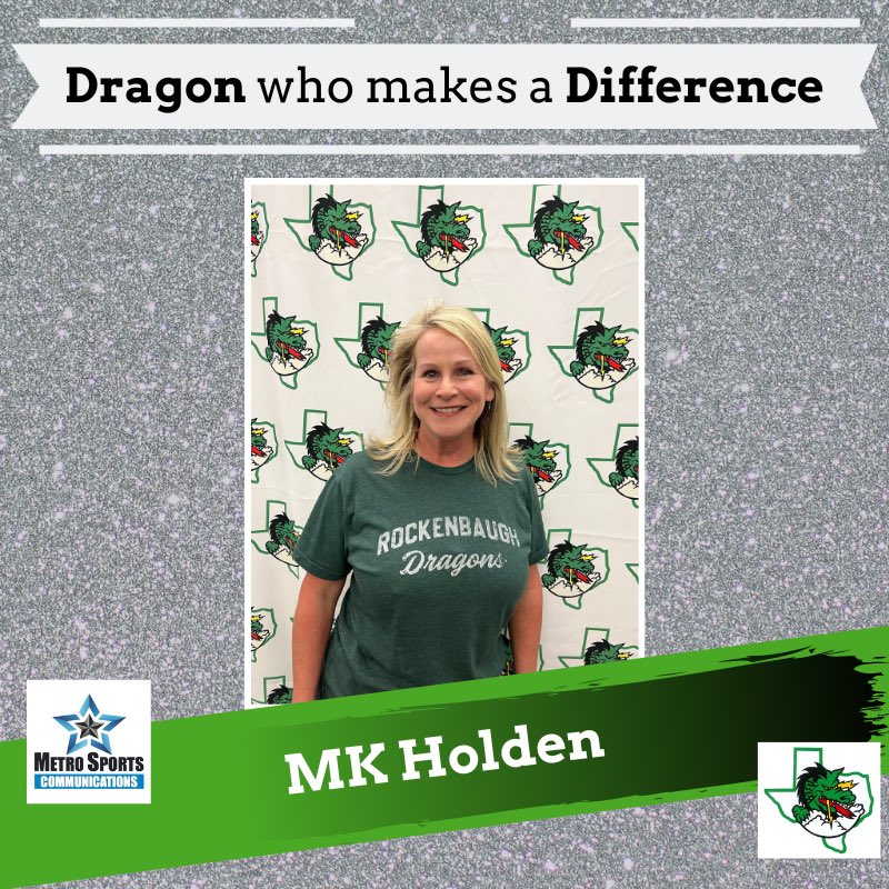 Our ✨ Dragon who makes a Difference ✨ this week is MK Holden, 
P.E. Paraprofessional at <a href="/rockenbaughES/">Rockenbaugh ES</a> 🤩

Ms. Holden lights up every room she’s in &amp; we are so thankful for the difference she is making with students! 

Thank you, MK!! It was an honor to feature you!