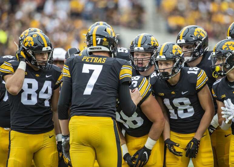 After a great talk with coach @Abdul_Hodge I’m blessed to receive a full scholarship from the University of Iowa🤍 @Martin_Football @BobWager31