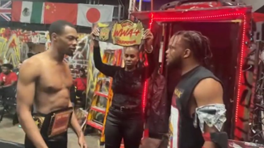 Halloween night, it's Mr. Danger vs. <a href="/Blakjakmak/">MAKAVELI</a> in a ladder match for the <a href="/WWA4ATL/">WWA4 Pro Wrestling School 🚀</a> championship. That sounds nuts.
#A4Thursday