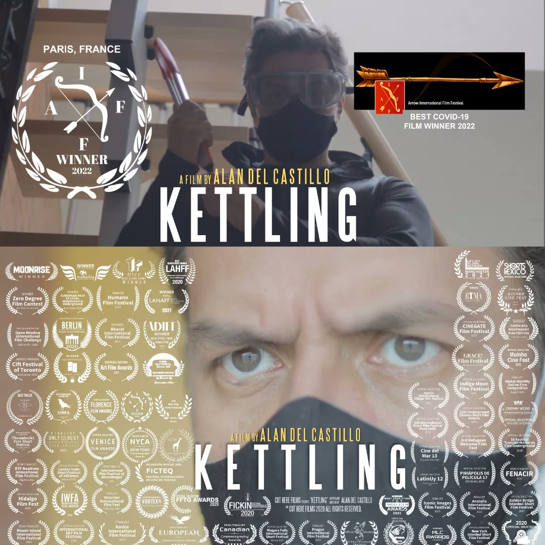 ADelCastilloAct's tweet photo. #KettlingFilm Best Covid-19 Film #WINNER at Arrow International Film Festival in #France!

Trailer:
https://t.co/5LW6FZeQwl

Instagram:
https://t.co/mRXaUhN60y
#alandelcastillo #alandelcastilloactor #KettlingShortFilm #SupportIndieFilm #FilmDirector https://t.co/GIuOVLPLk8