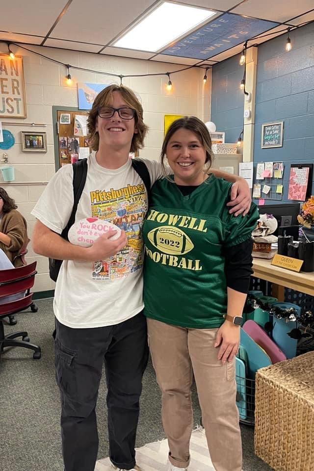 FootballHowell's tweet photo. A few more from our Senior - Teacher Jersey presentations today. https://t.co/xX4t4v104n
