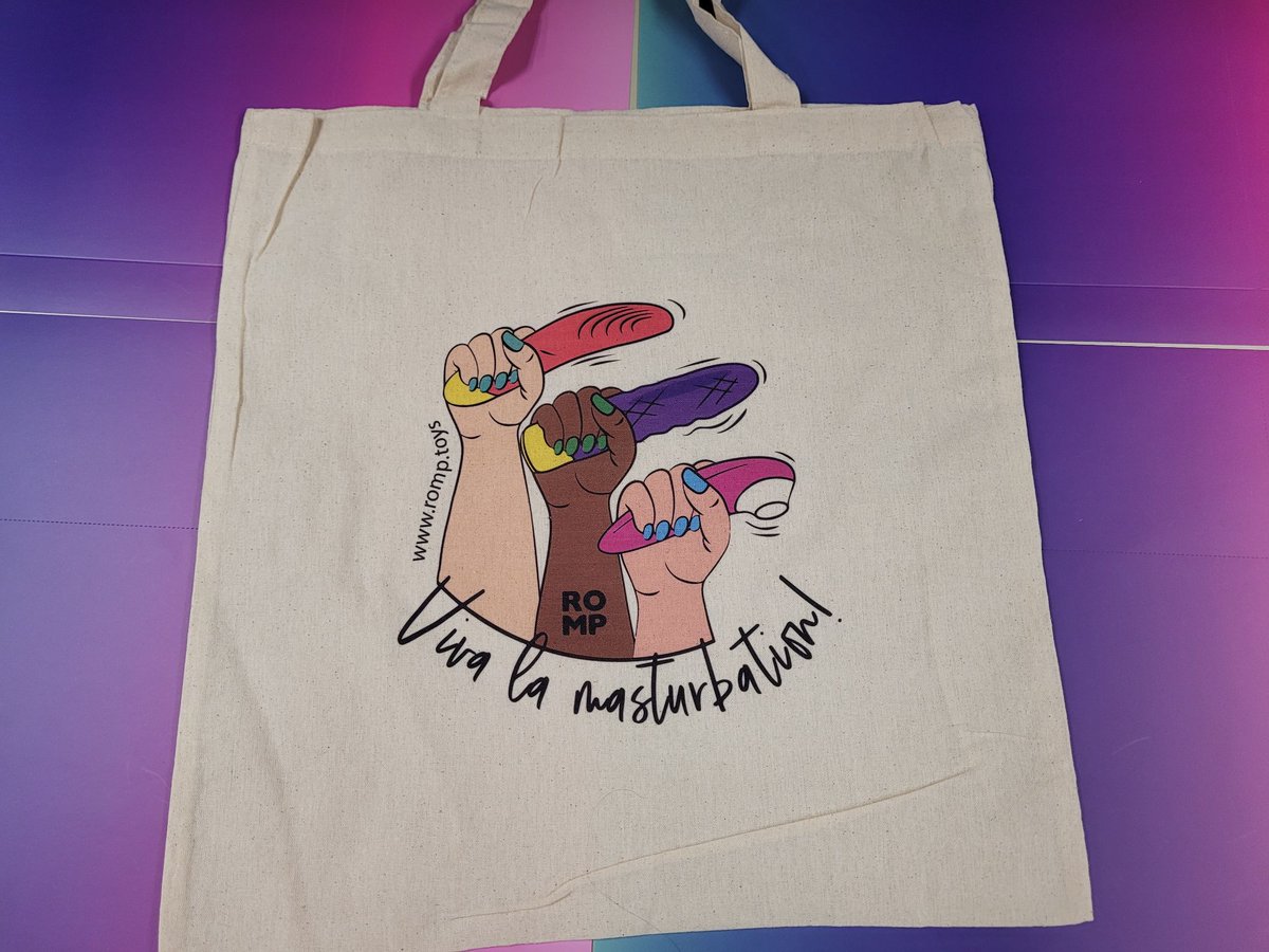 1loveshop's tweet photo. Viva la masturbation! Come grab one of out cute masturbation totes for just $3 with any purchase! https://t.co/Qgr8pEuaMo