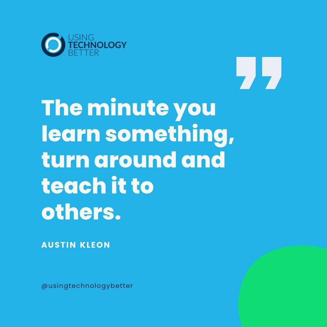 Using Technology Better tweet media