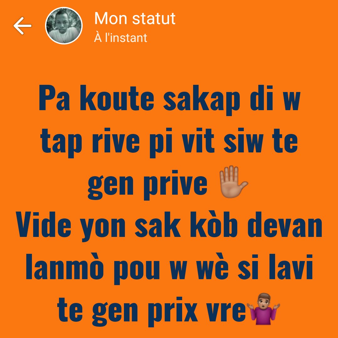 MaxoHaiti's tweet photo. Kontradiksyon @kenfsofficiel https://t.co/vp5uflJ965