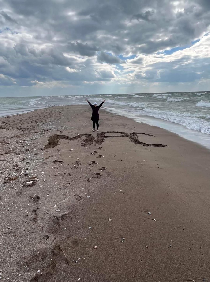Peaking at Canada's most southern mainland point! Way to represent Yolanda💪 <a href="/PointPeleeNP/">Point Pelee National Park, Parks Canada</a> 
<a href="/MyPeakChallenge/">My Peak Challenge</a> <a href="/SamHeughan/">Sam Heughan</a> <a href="/miltonbonks/">Michelle Bonk</a>