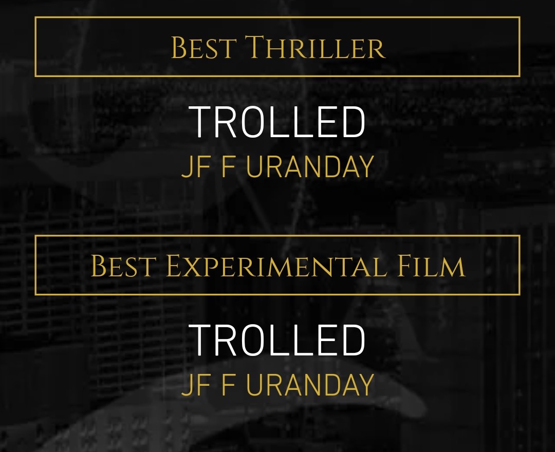 penNFTjohn's tweet photo. Super proud of us...
#bestthriller
#bestexperimental
#NFTfilm #film3
We have a completed experimental feature horror film.
And we won. https://t.co/3mENpQgbaE