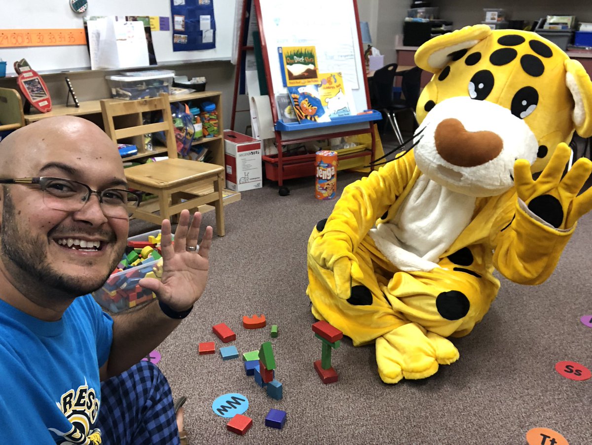 MrJustinGomez's tweet image. We decided to go play in Mrs McAfees class a bit! We are curious about the John Stamos speaker 🤔! #CYPRoadTrip @Cypress_Cheetah