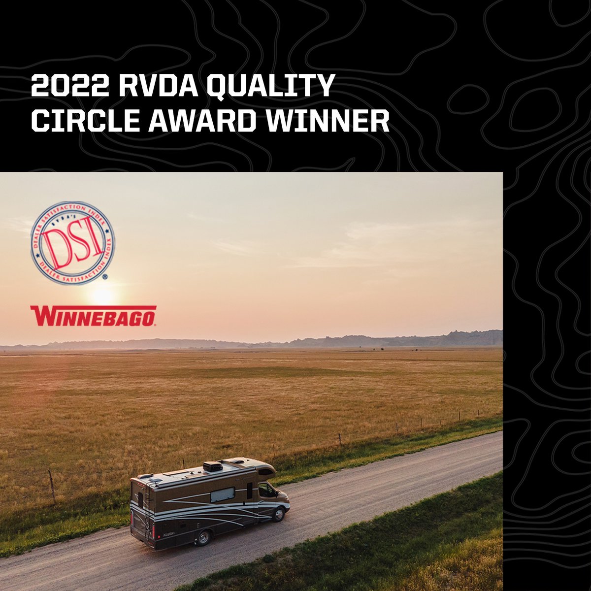 We are honored to be among the list of RV manufacturers receiving @RVDAofNA Quality Circle Awards for 2022! The awards are based on the DSI survey, measuring dealers’ overall satisfaction with whom they do business. bit.ly/3MvaaWg