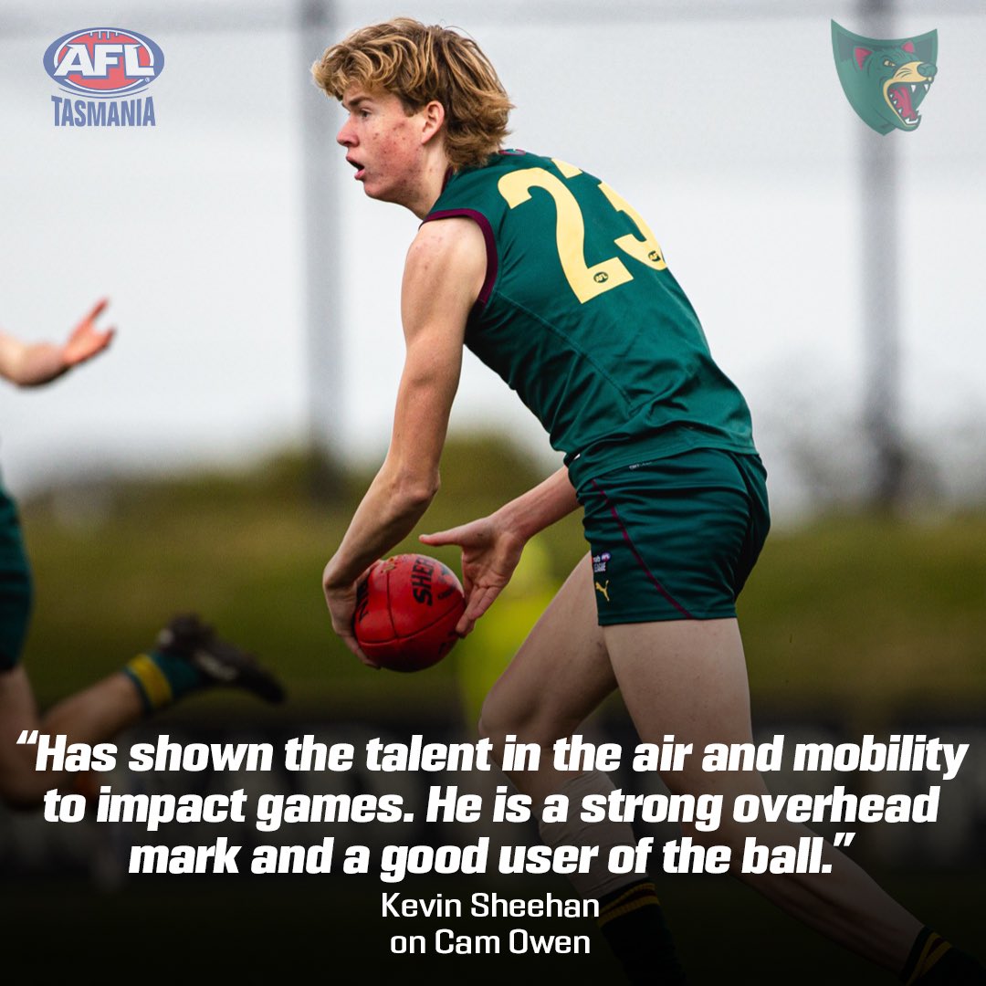 AFL Talent Ambassador Kevin Sheehan has broken down the top tall forward and ruck prospects in this year’s NAB AFL Draft, and he had plenty of praise for Devils big man Cam Owen 💪

Read more: afl.com.au/news/856829/ke…