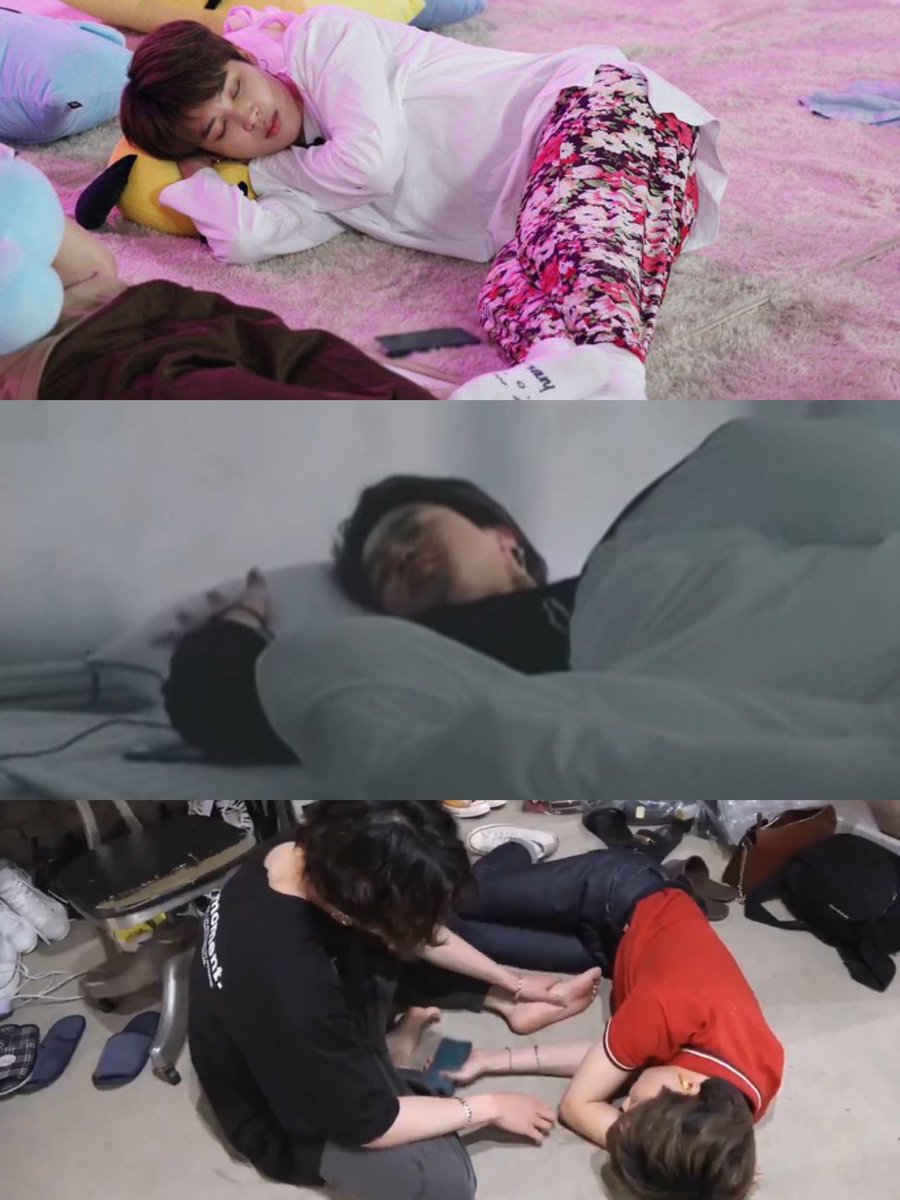 jikookheart's tweet photo. jimin sleeping                           jungkook 
alone?                                        is there! https://t.co/pV78xvJMlM